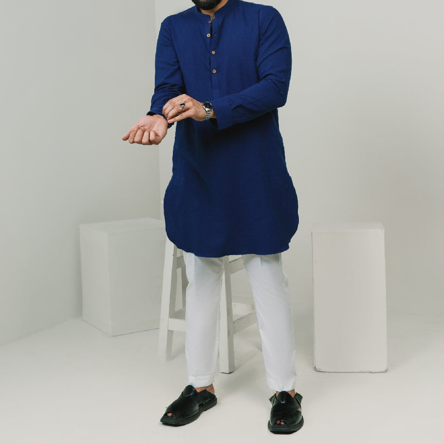 Blue Kurta Trouser