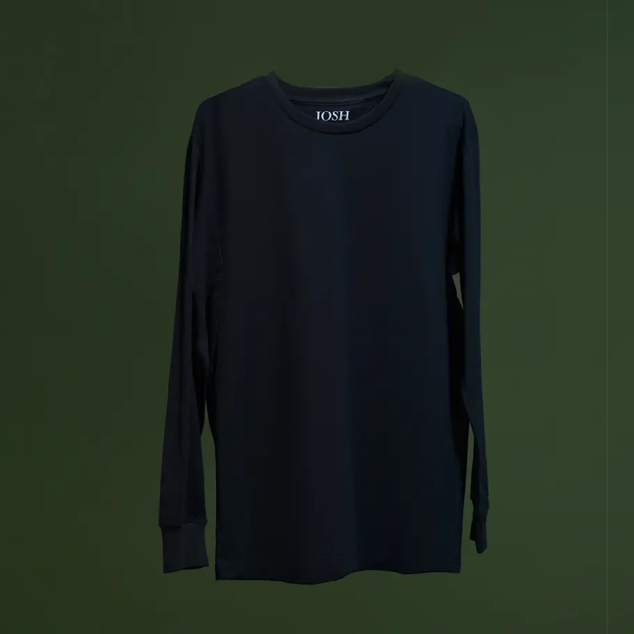 Solid Black Basic T-Shirt