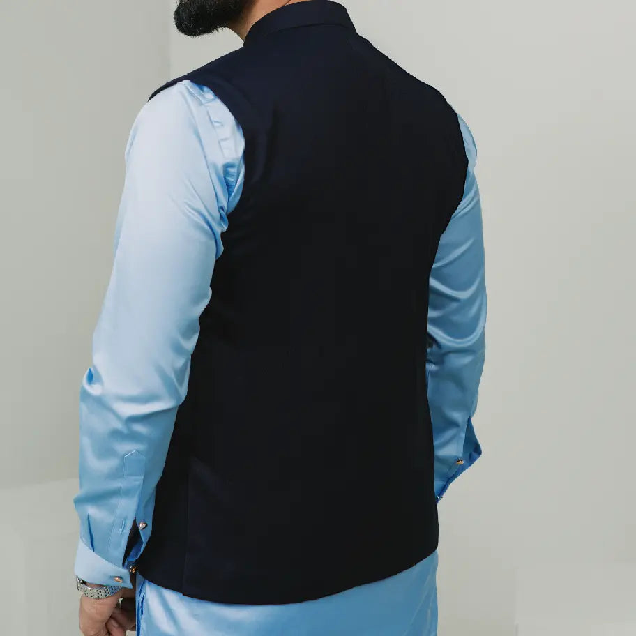 Dark Blue Waist Coat