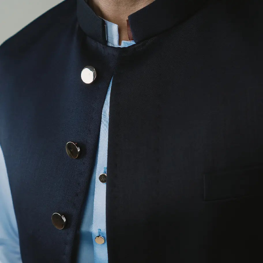 Dark Blue Waist Coat