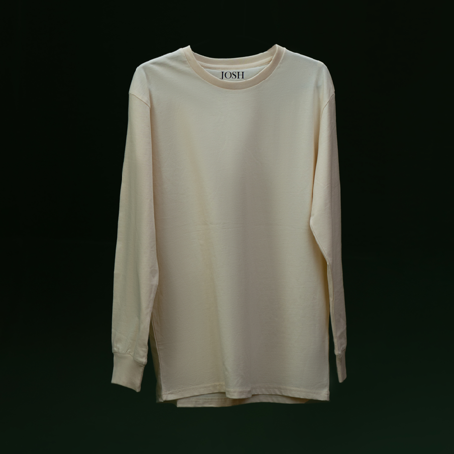 Cream Full Sleeves T-Shirt