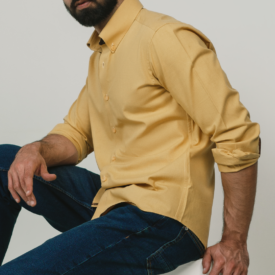 Yellow Linen Shirt