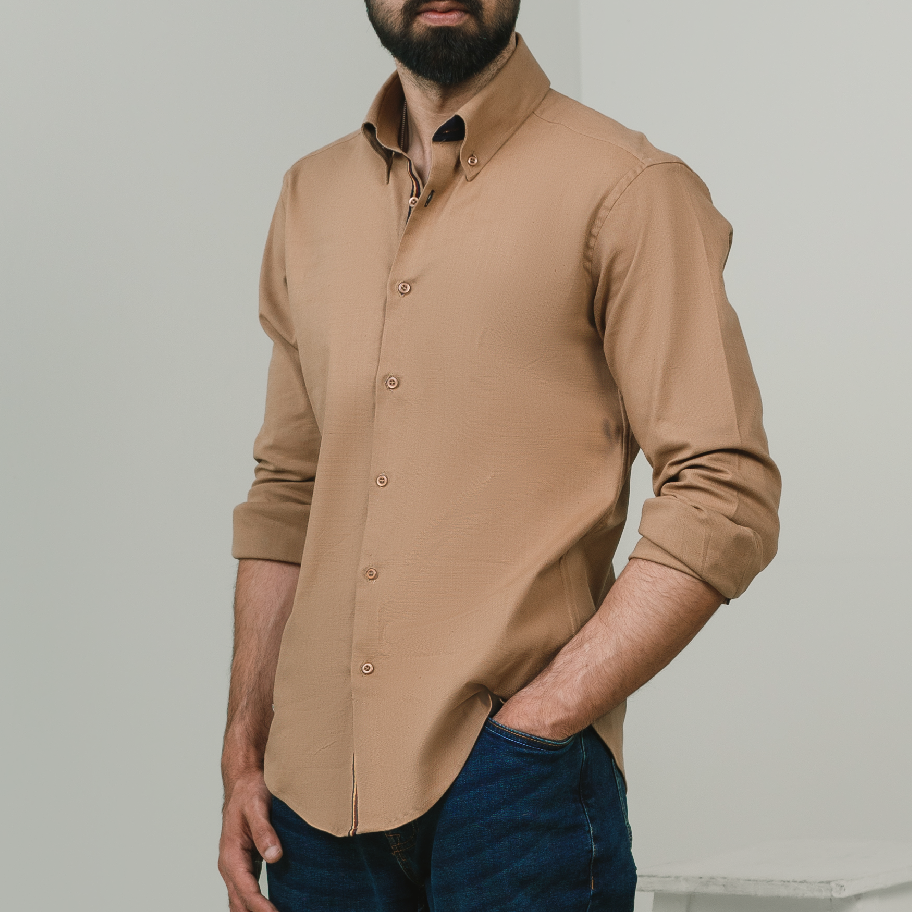 Brown Linen Shirt