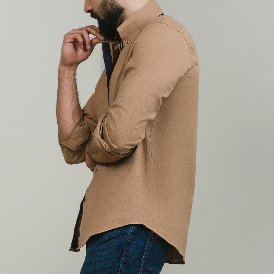 Brown Linen Shirt