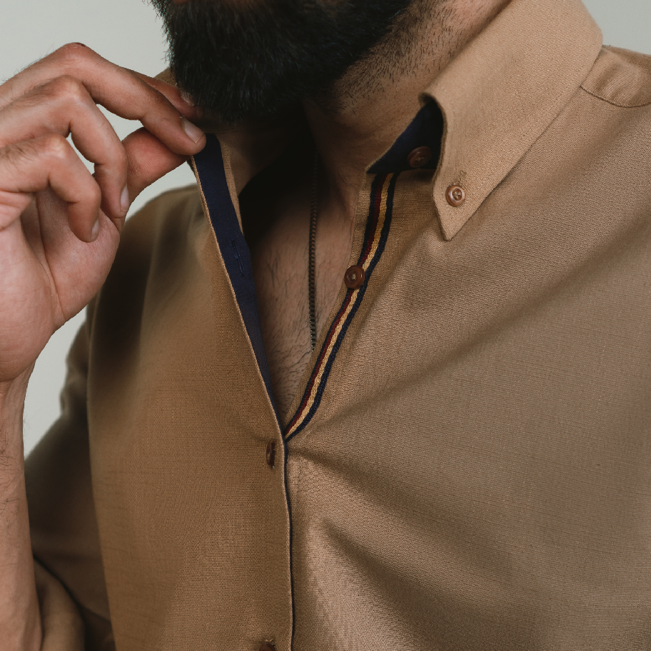 Brown Linen Shirt