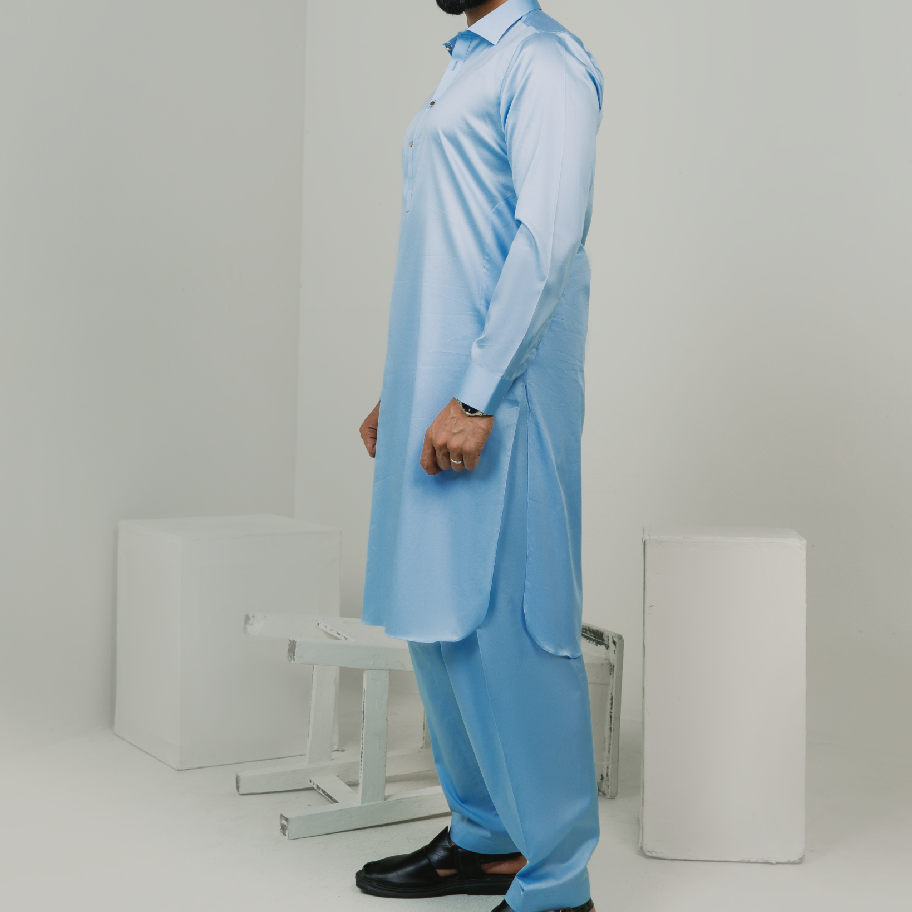 Light Blue Shalwar Kameez